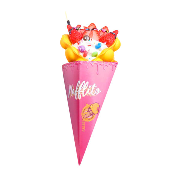 custom crepe cone packaging