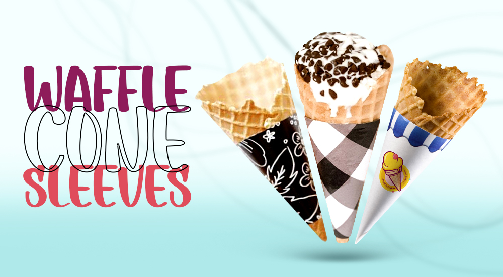 waffle cone sleeves