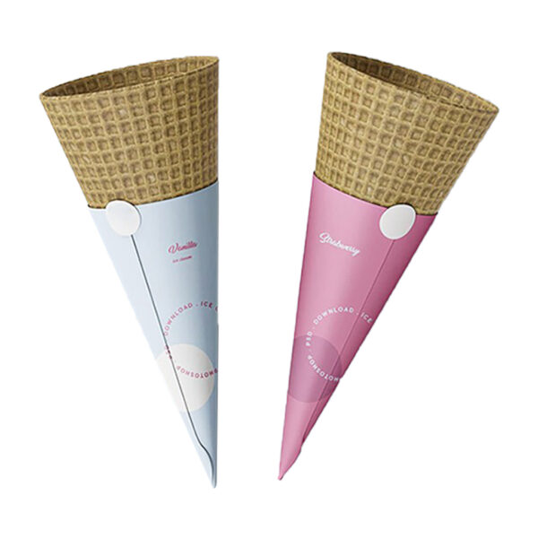 custom printed roll ice cream sleeves