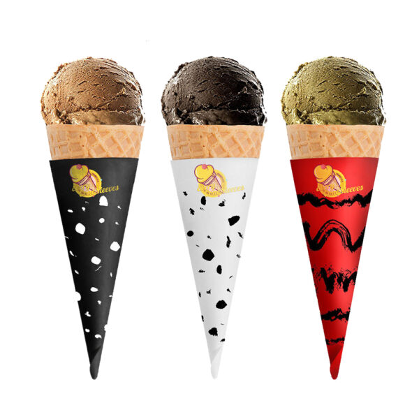 roll ice cream cone sleeves