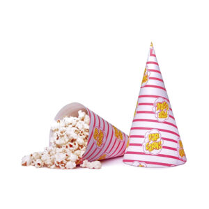 custom popcorn cones