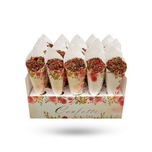 wedding confetti cones