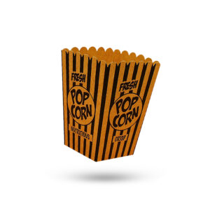 Custom Brown Popcorn Boxes