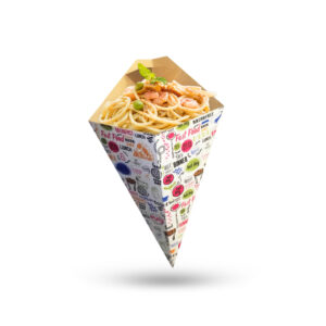 custom pasta paper cones